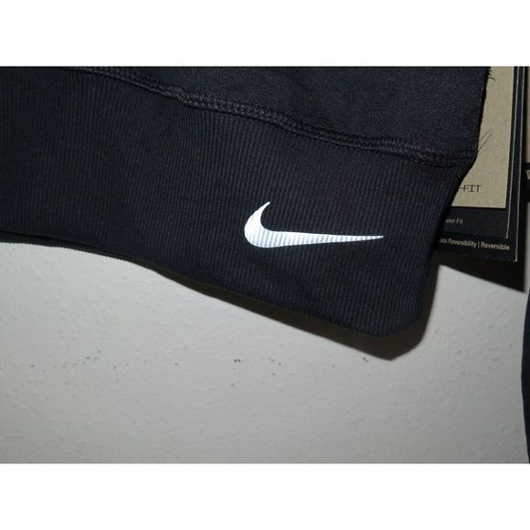 Nike DD6496 Women's Sz XL Black Therma-Fit Crewneck Reversible Running Top $90+ - Picture 4 of 9
